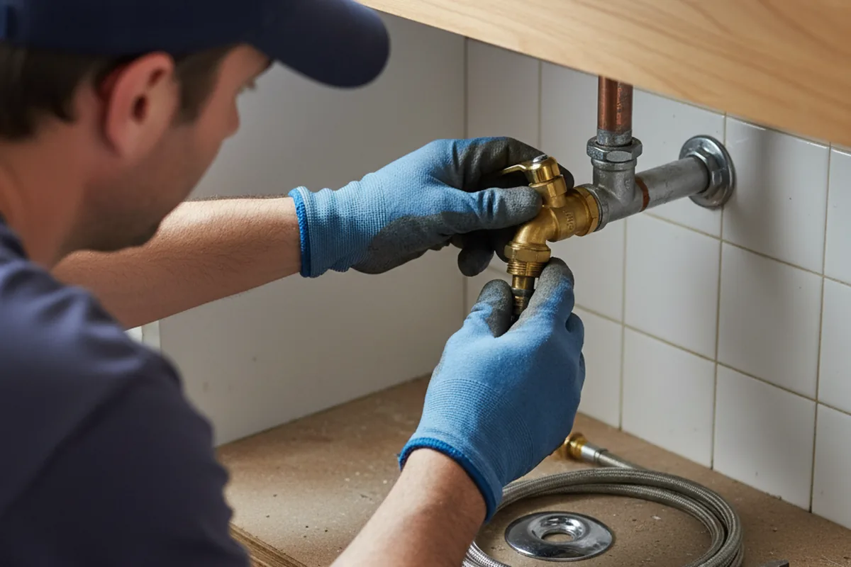 Shutoff valve and fitting work during Repiping in Richfield